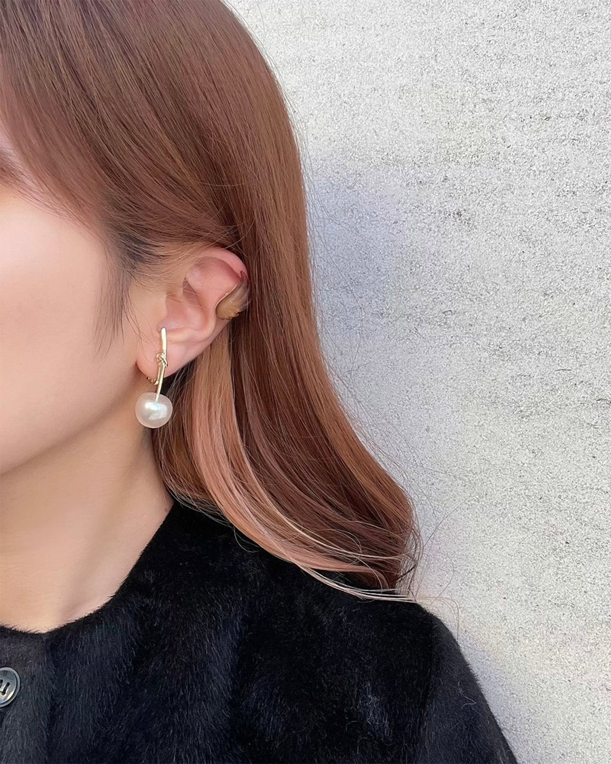 Kids Pearl Cherry Earrings