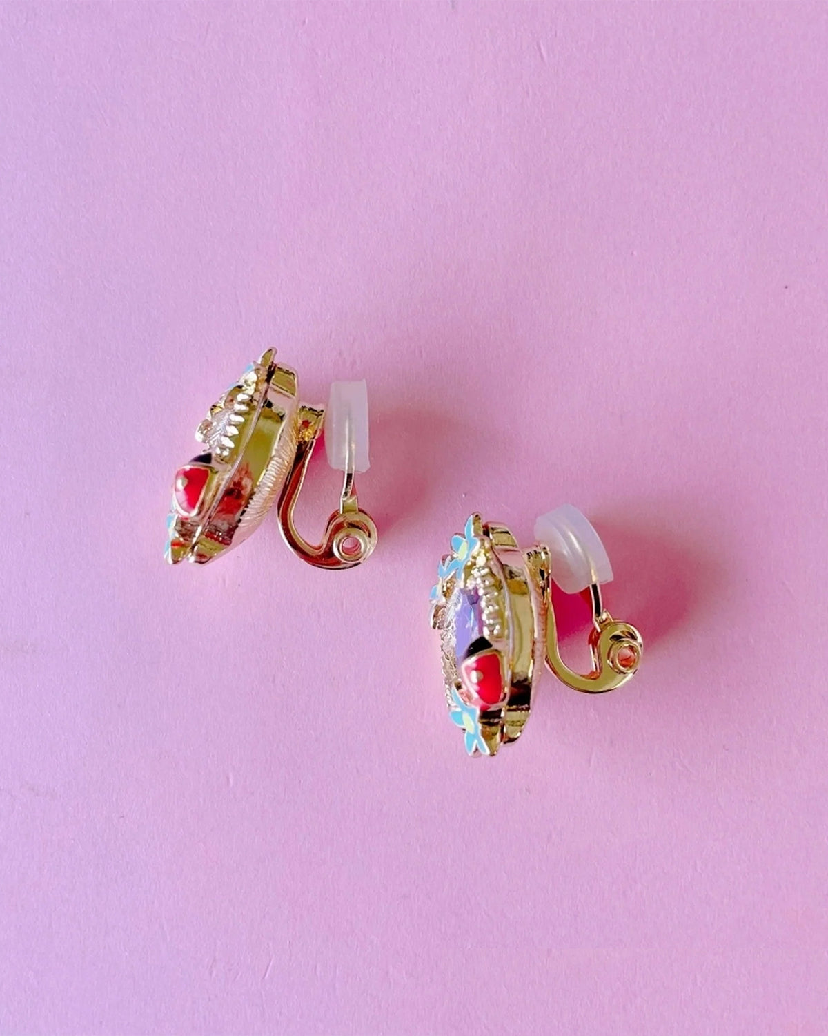 Ladybug Earrings (Clip-on)