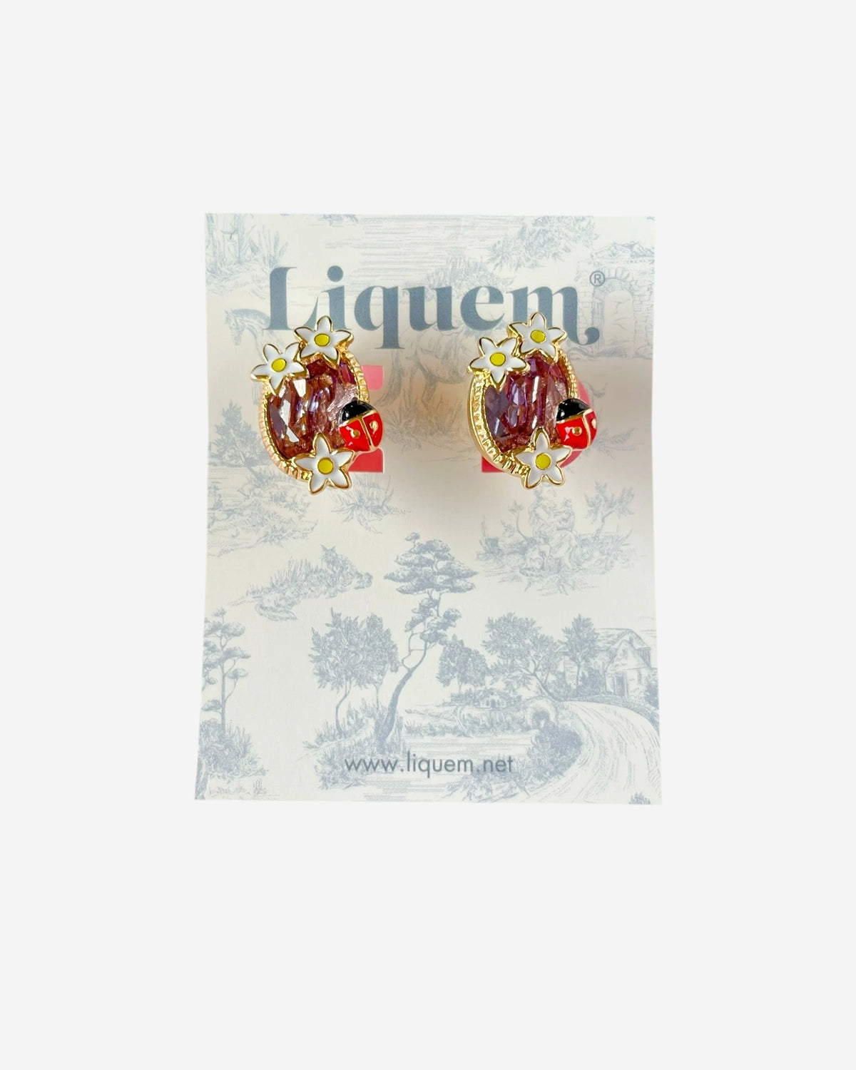 Ladybug Earrings (Clip-on)