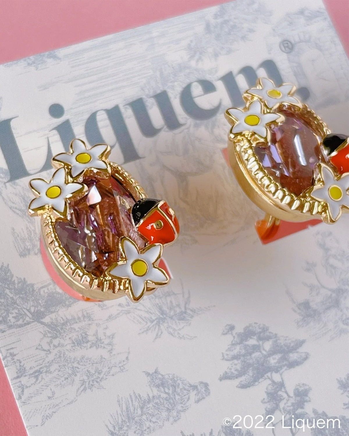 Ladybug Earrings (Clip-on)