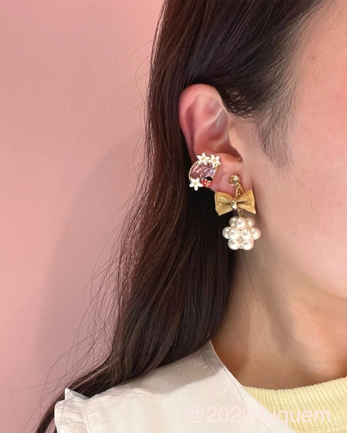 Ladybug Earrings (Clip-on)