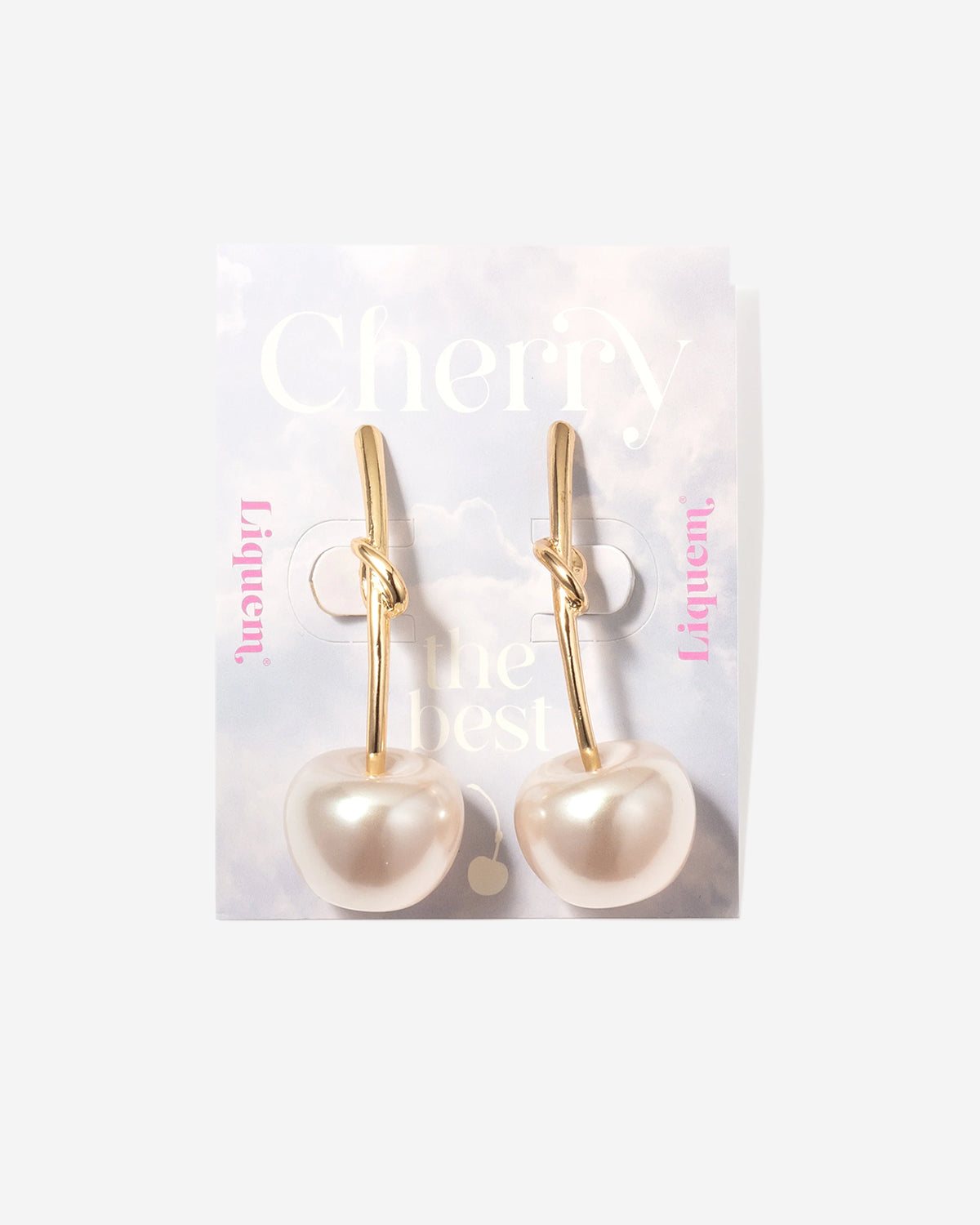 Pearl Cherry Earrings