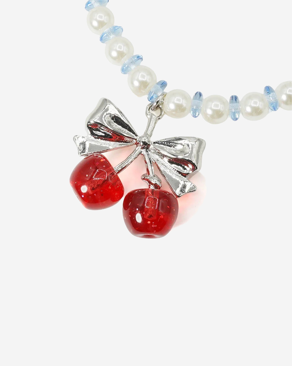 Twin Cherry Ribbon Bracelet