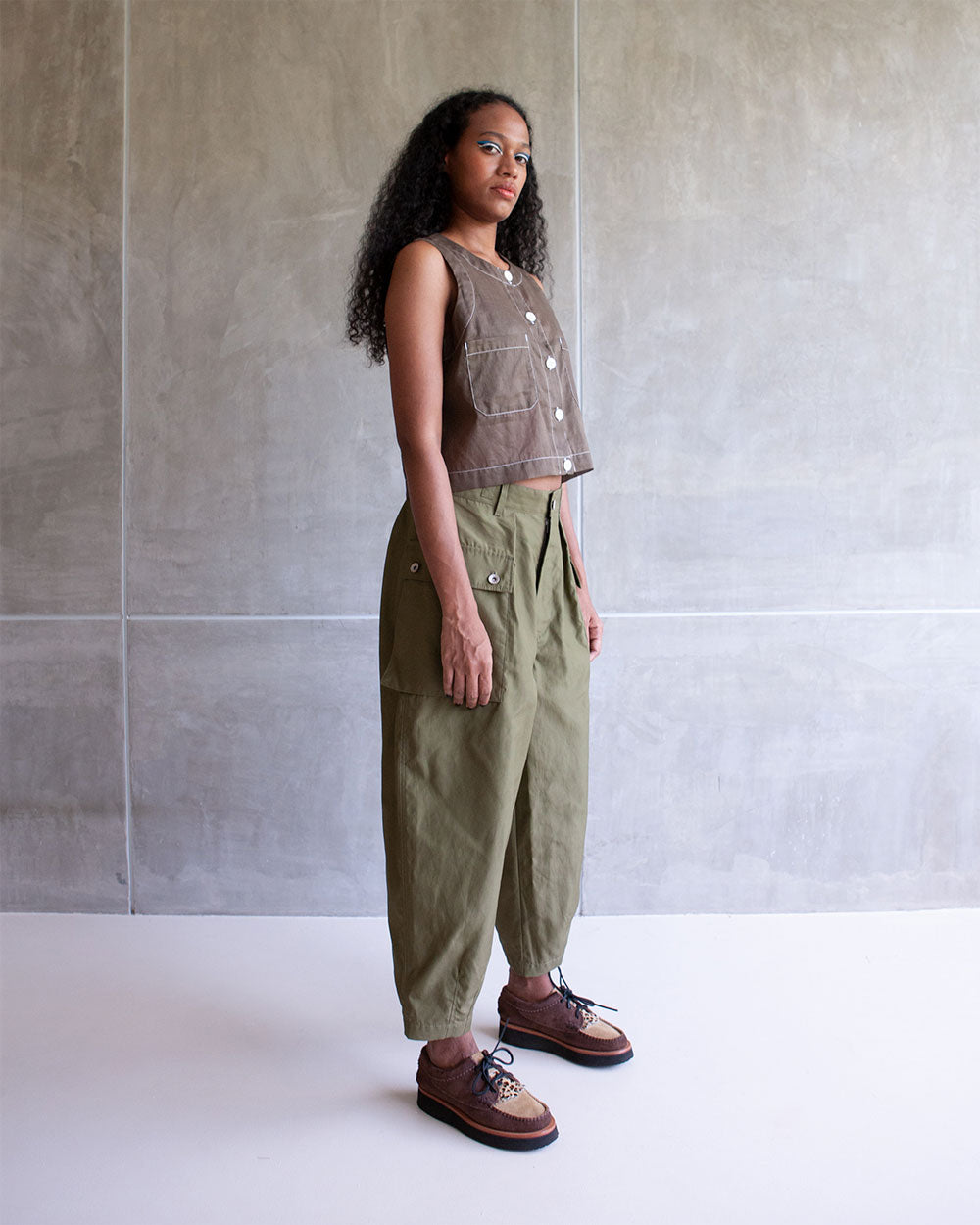 Maggie Pants (No Bum Pocket) - Green