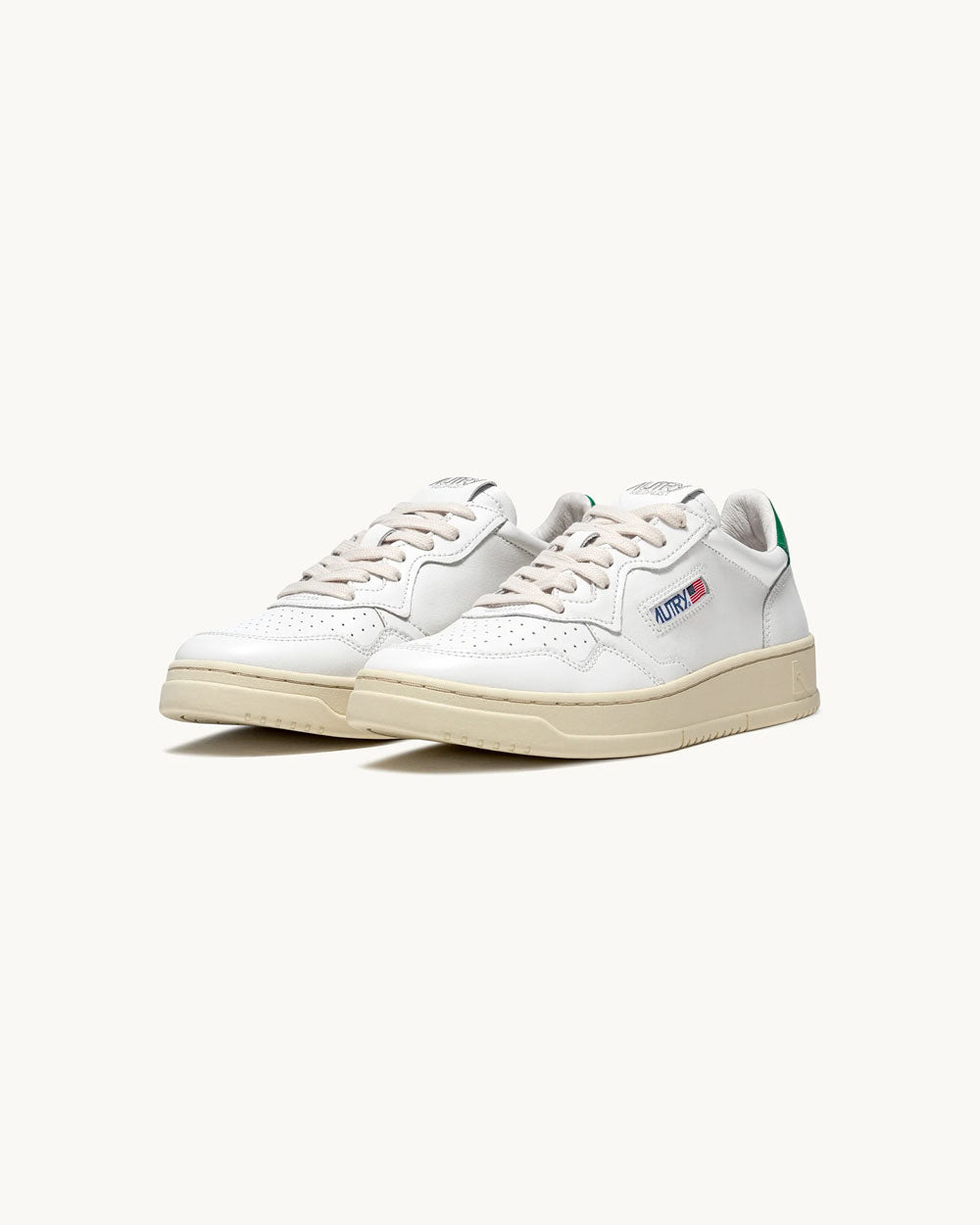 Medalist Low Wom - Leat/Leat White/Green