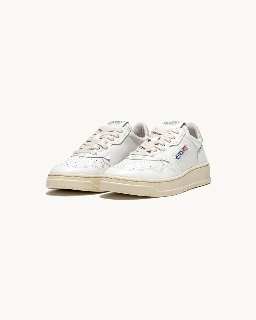 Medalist Low Wom - Leat/Leat White/Pink