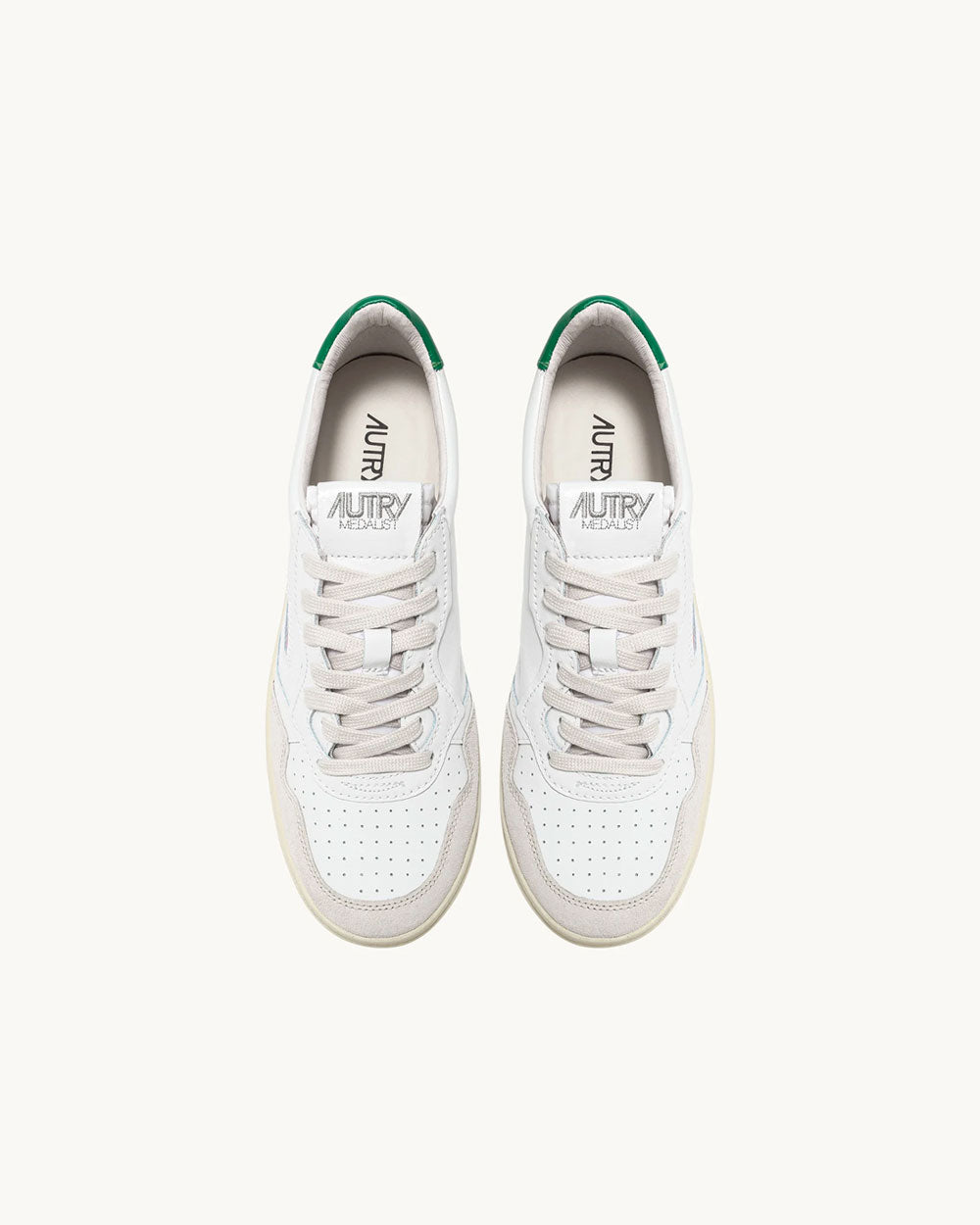 Medalist Low Wom - Leat/Suede White/Amaz