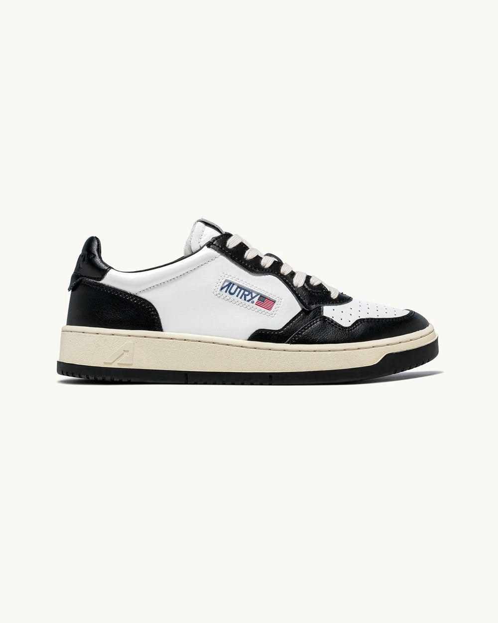 Medalist Low Man - Leat/Suede White/Black