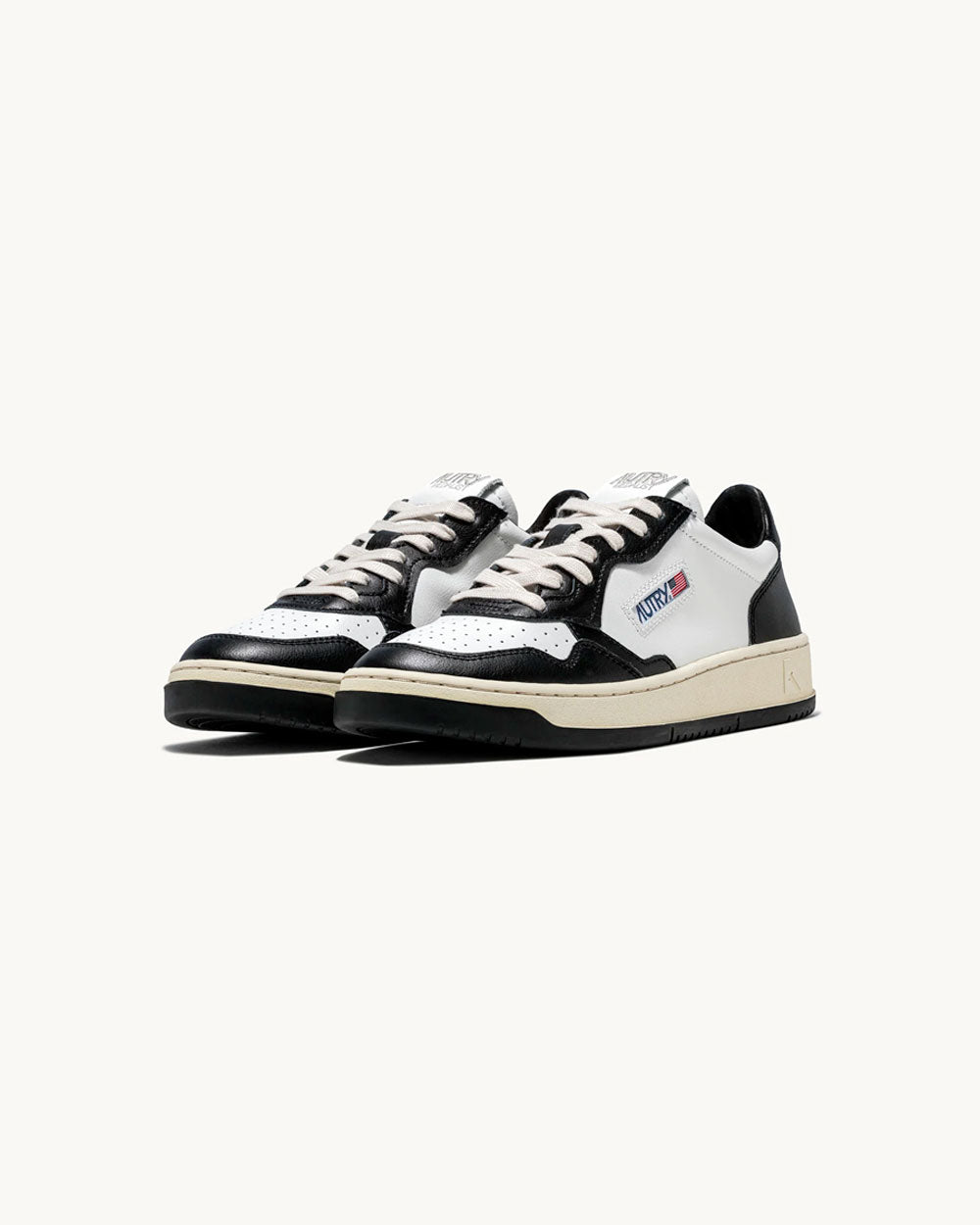 Medalist Low Man - Leat/Suede White/Black