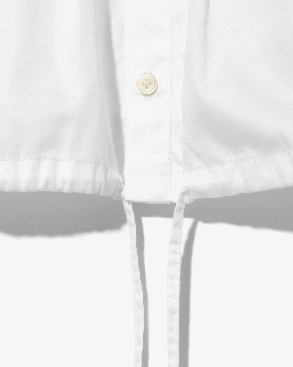 Monogram Stitch Spencer Shirt - White