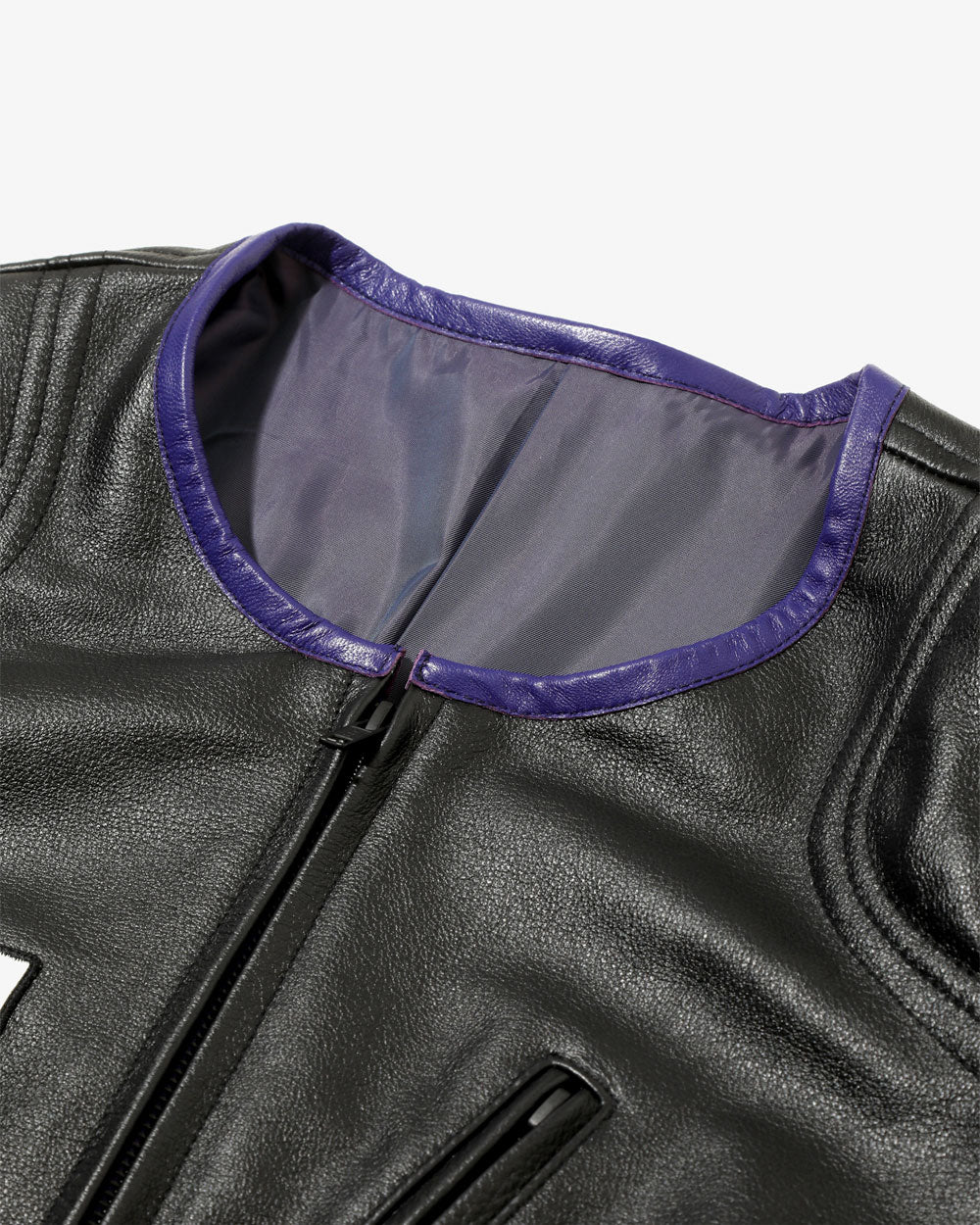 Motor Cycle Jacket - Cowhide Leather -Black