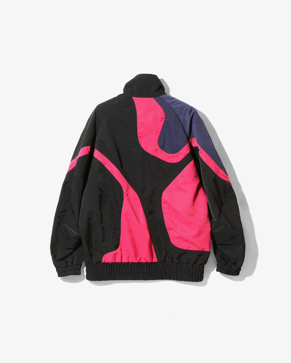 Multi Color Jacket - Nylon Sateen - Black/Purple/Pink