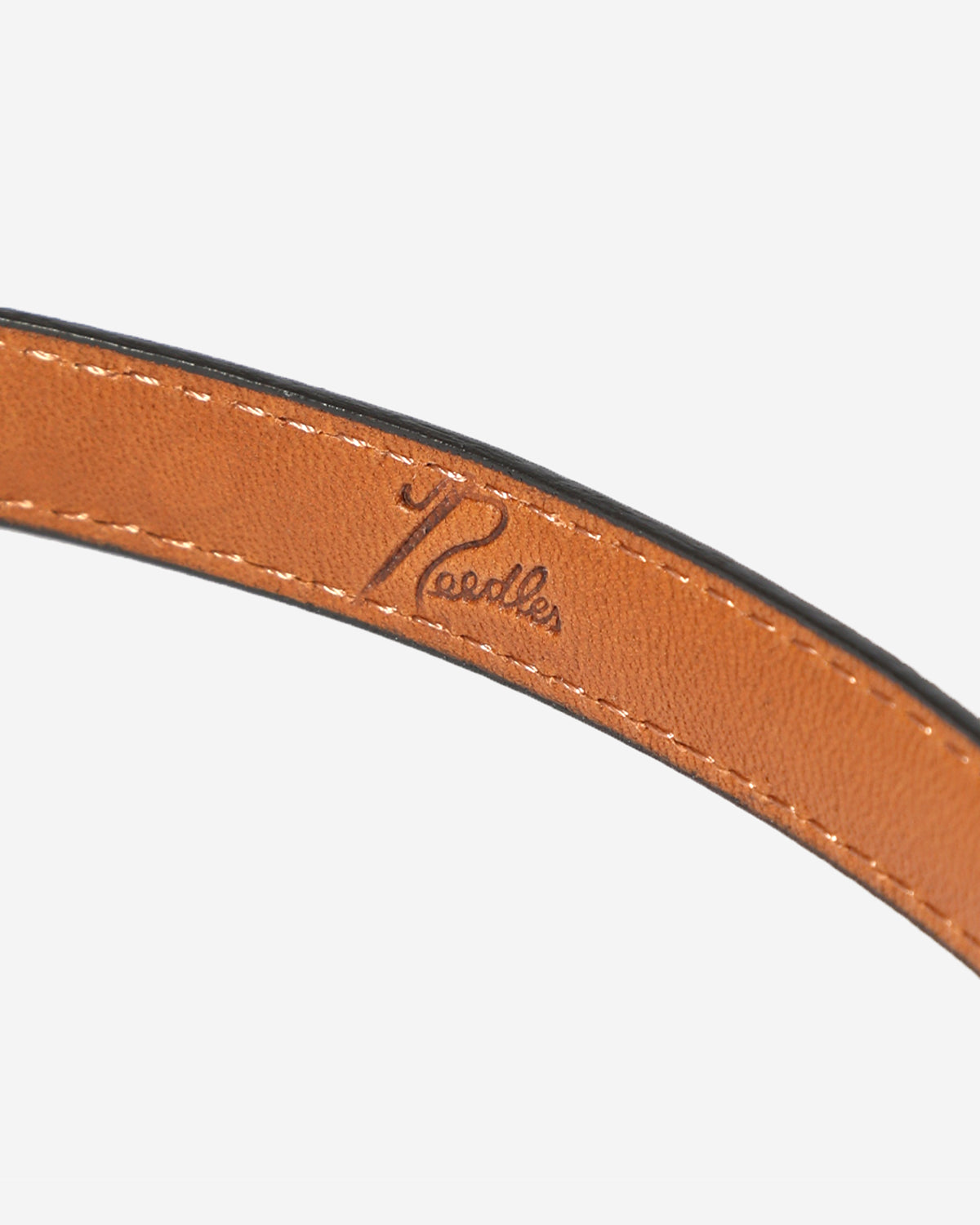Peace Buckle Narrow Belt - Steer Lthr. - Black