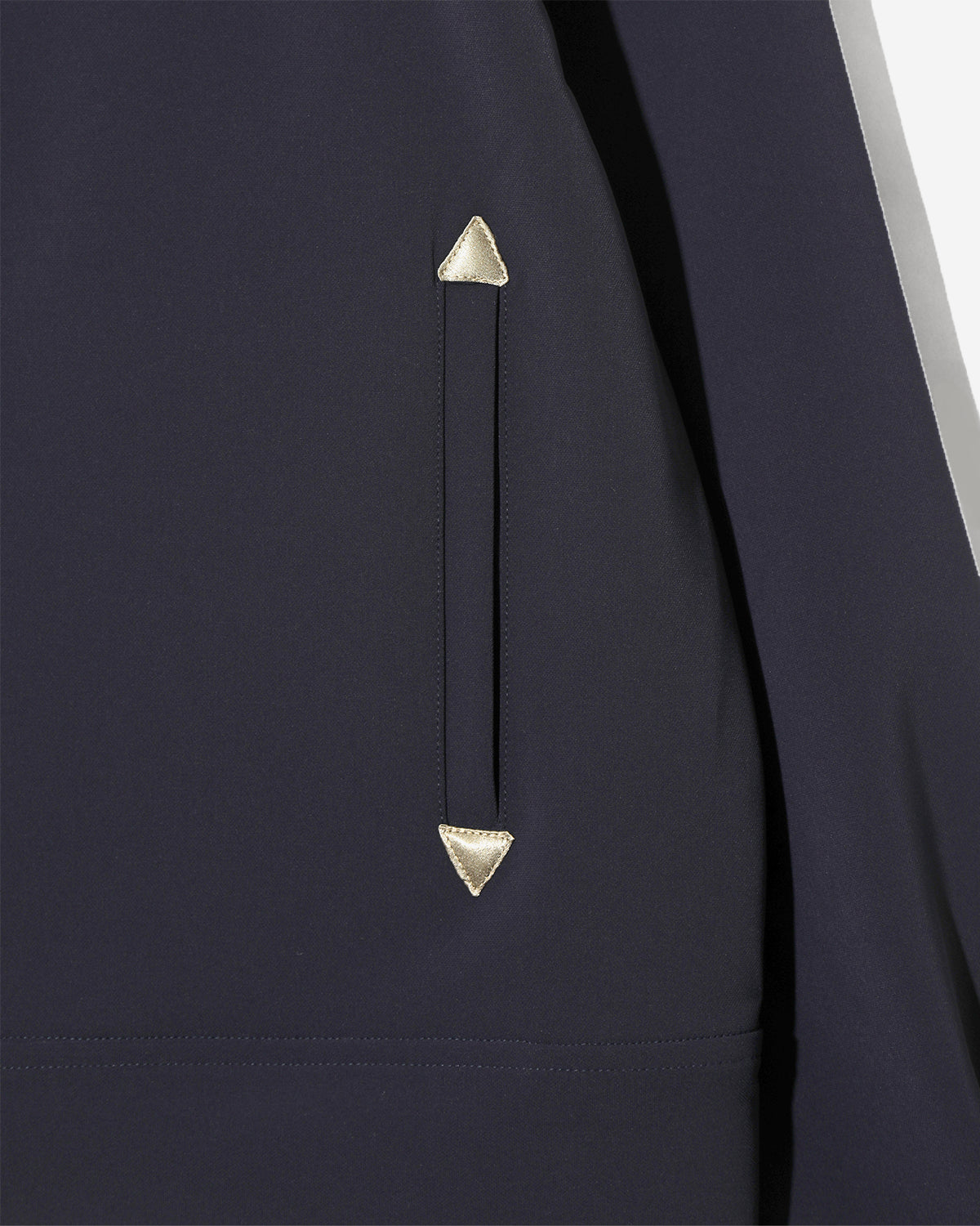 Piping Cowboy Jacket - Poly Double Cloth - Navy
