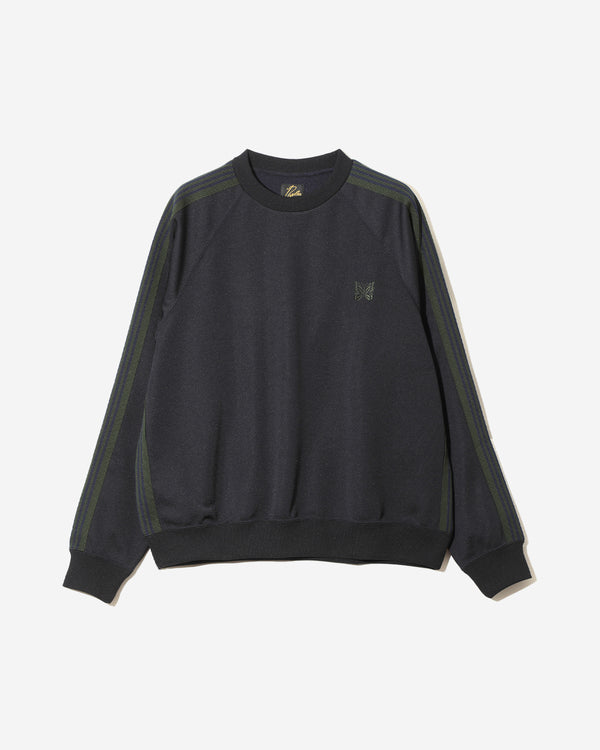 Track Crew Neck Shirt - Poly Smooth - Navy