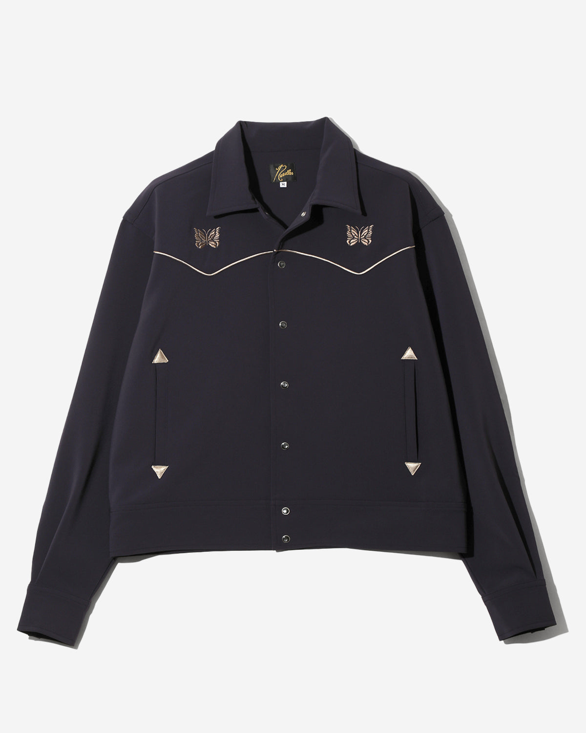 Piping Cowboy Jacket - Poly Double Cloth - Purple