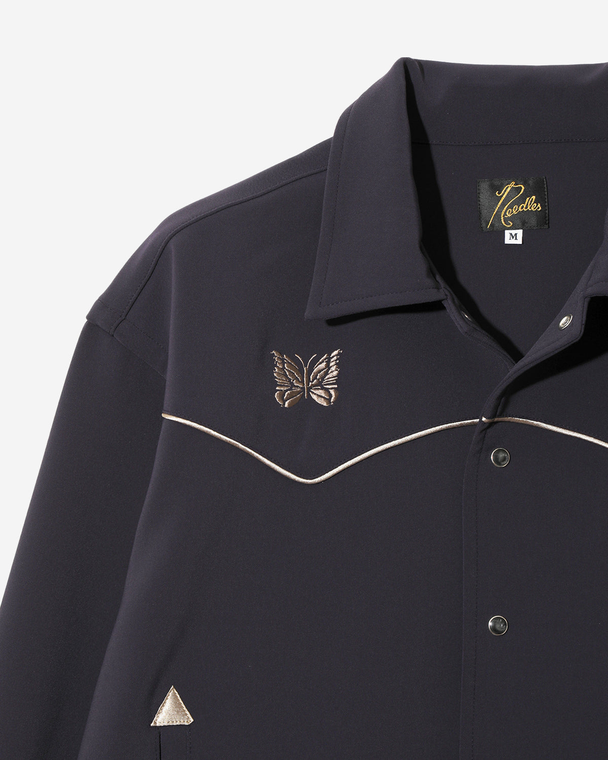 Piping Cowboy Jacket - Poly Double Cloth - Purple