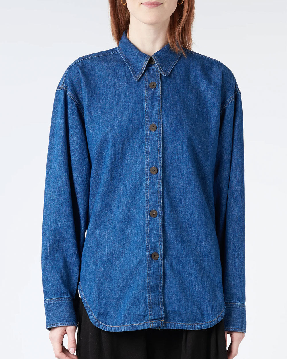 Neel - Chambray Shirt -Indigo