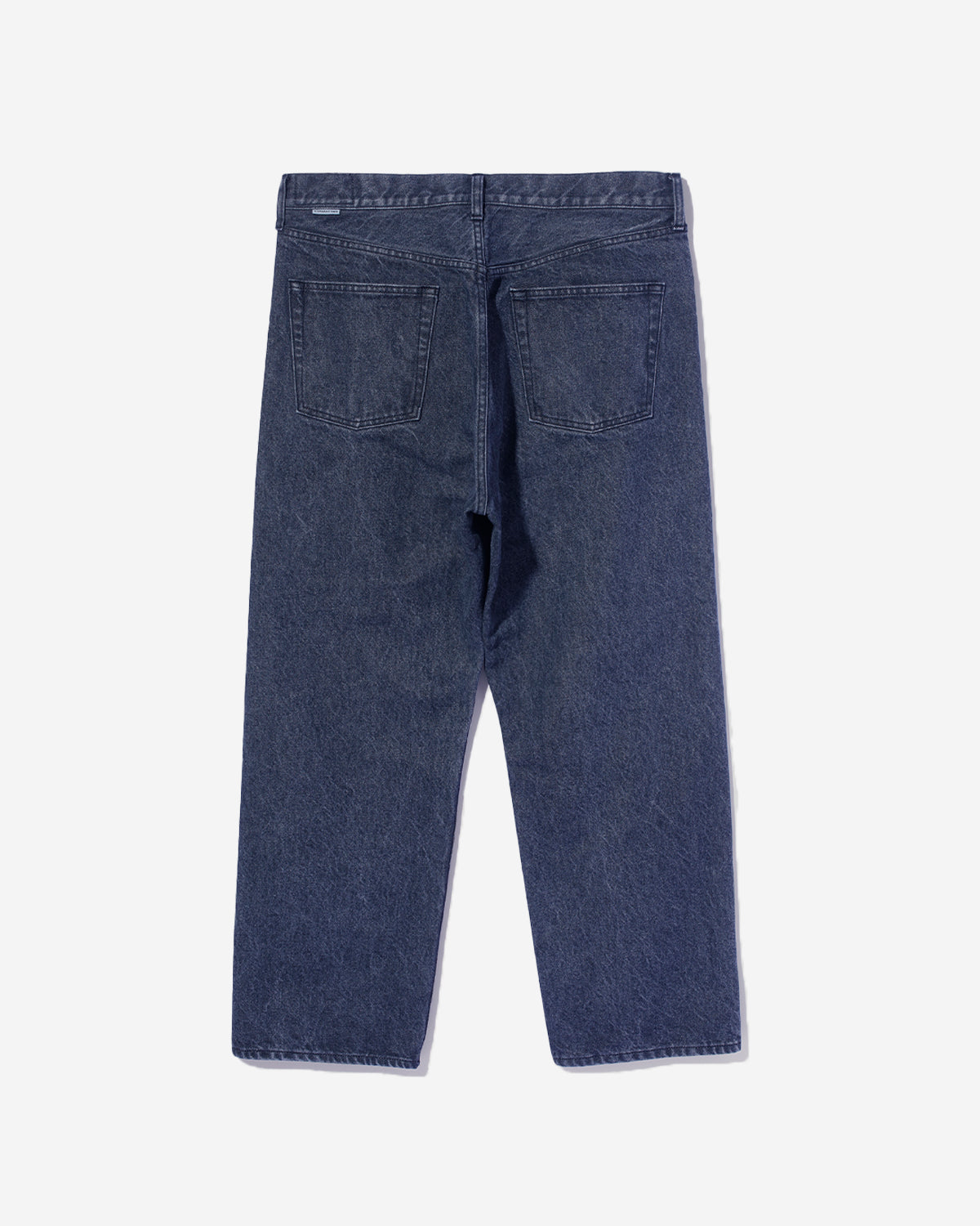 Bandana Embroidery Denim Pants - Indigo Navy