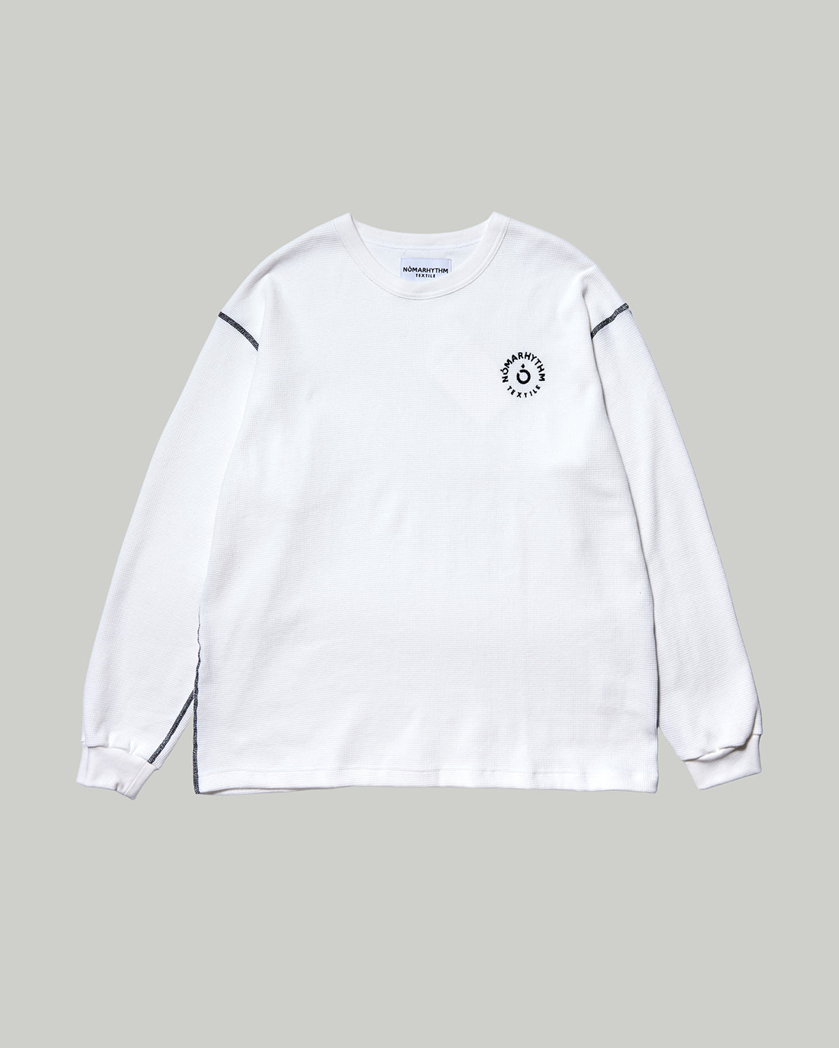 Waffle Longsleeve Tee - White