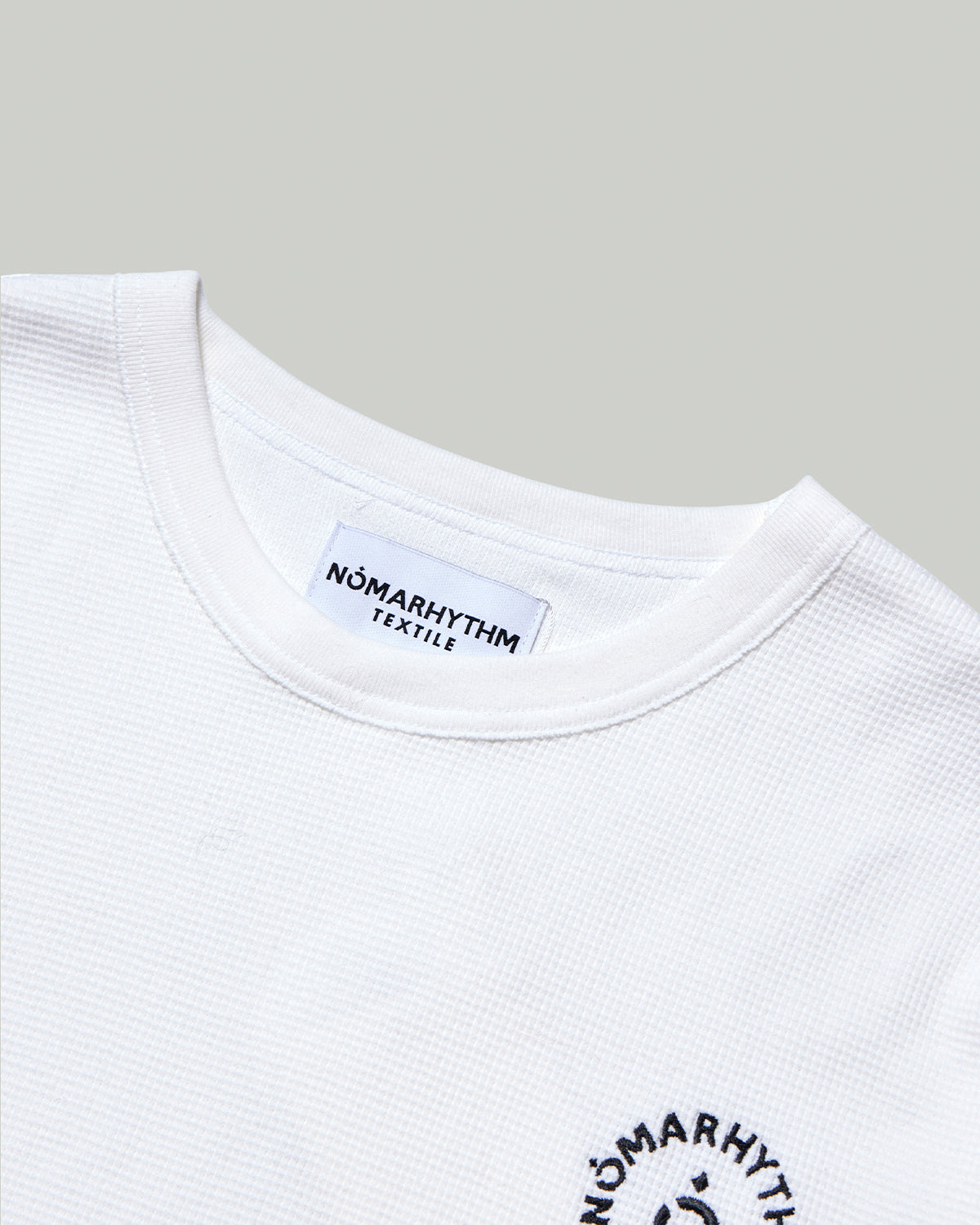 Waffle Longsleeve Tee - White