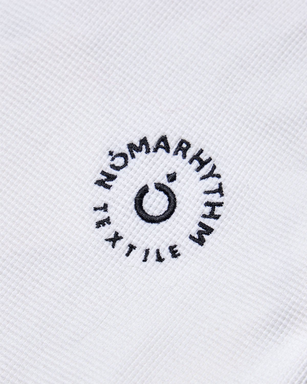 Waffle Longsleeve Tee - White