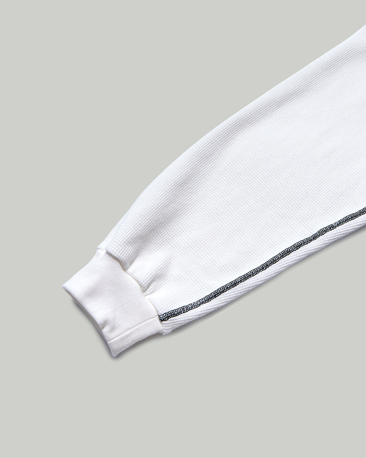 Waffle Longsleeve Tee - White