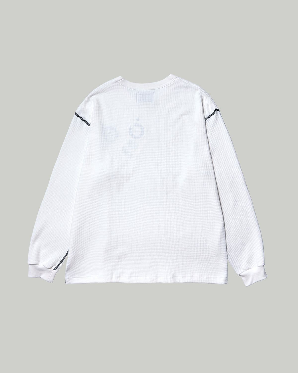 Waffle Longsleeve Tee - White