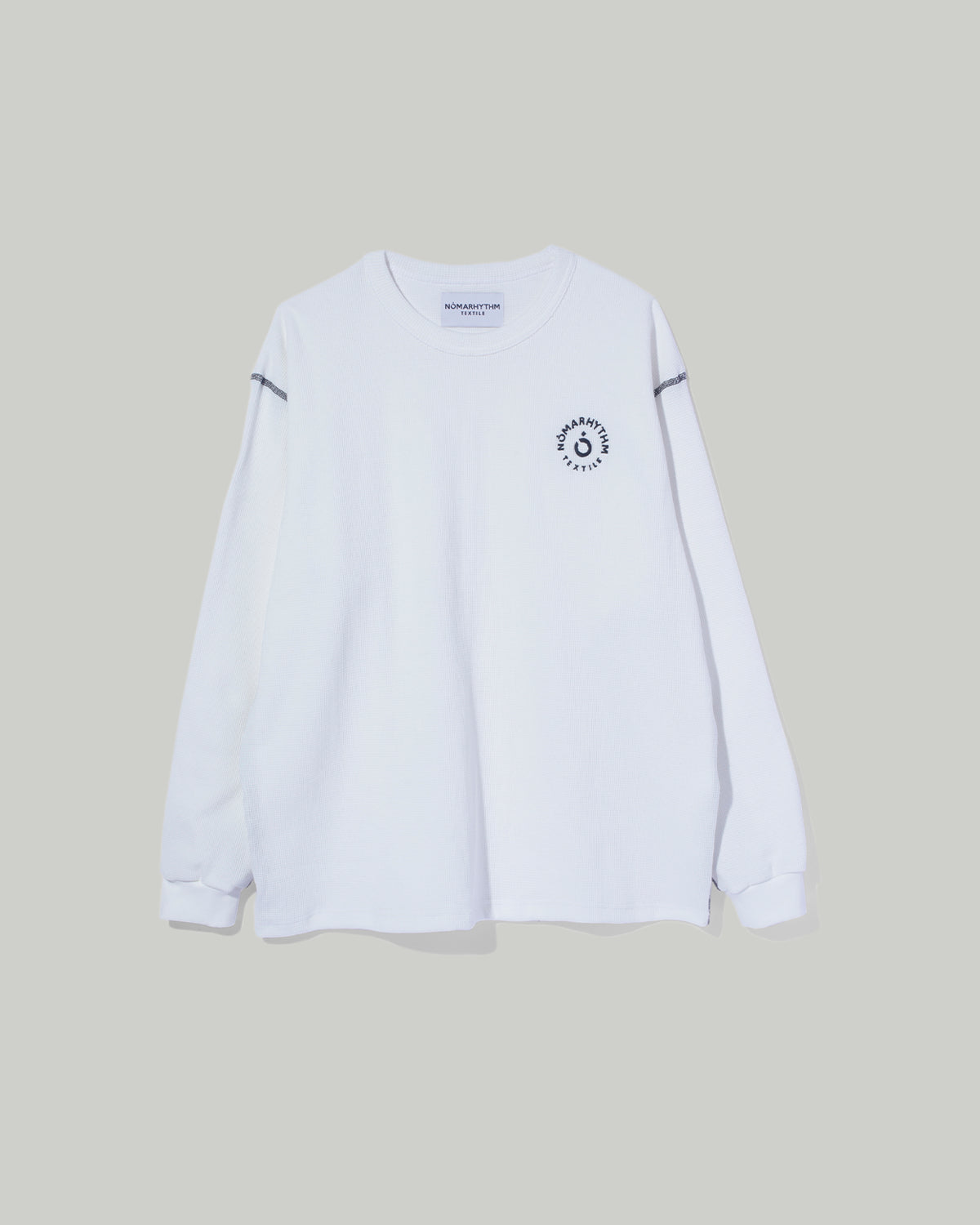Waffle Longsleeve Tee - White