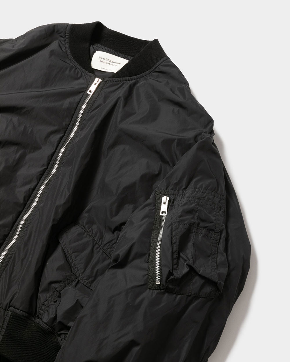 Nylon Twill MA-1 Blouson - Black