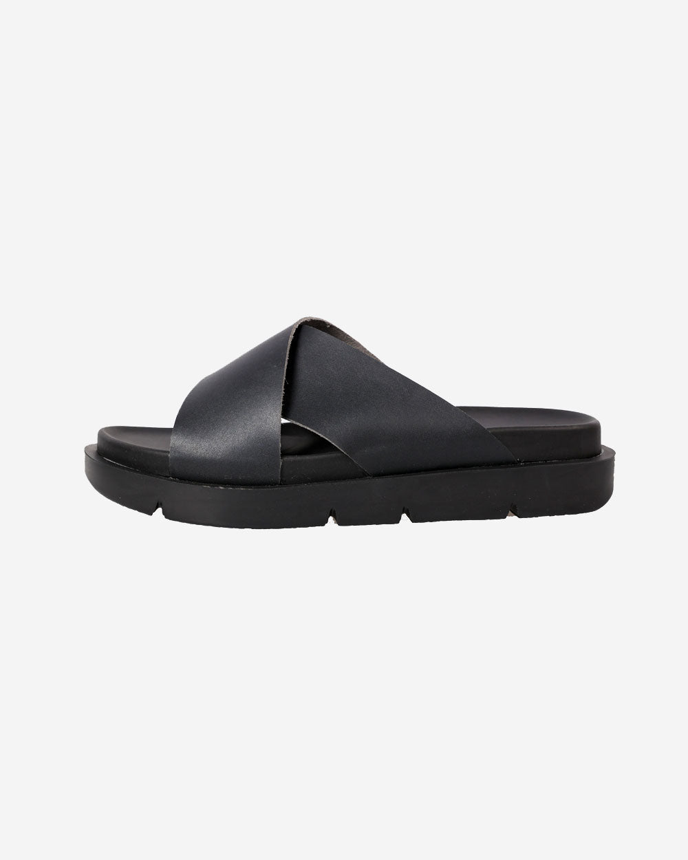 Office Slide Leather - Black