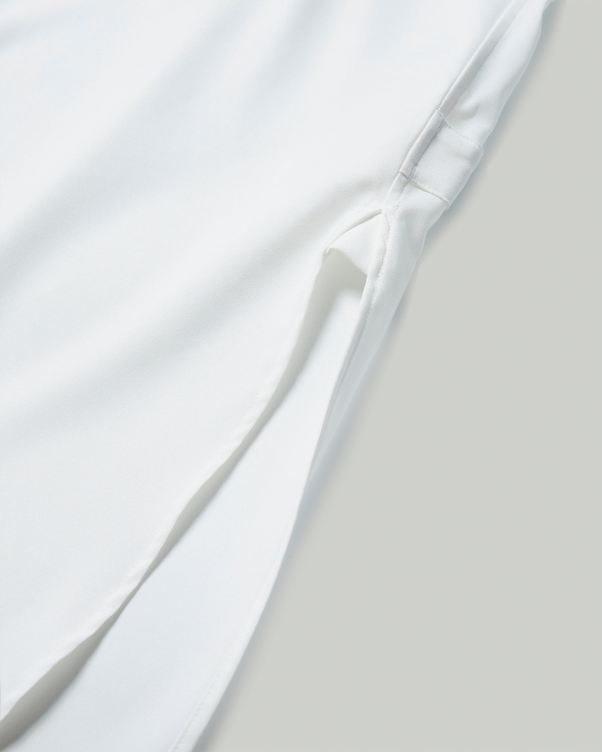 Henry Shirt - Oversized Band Collar Shirt - White