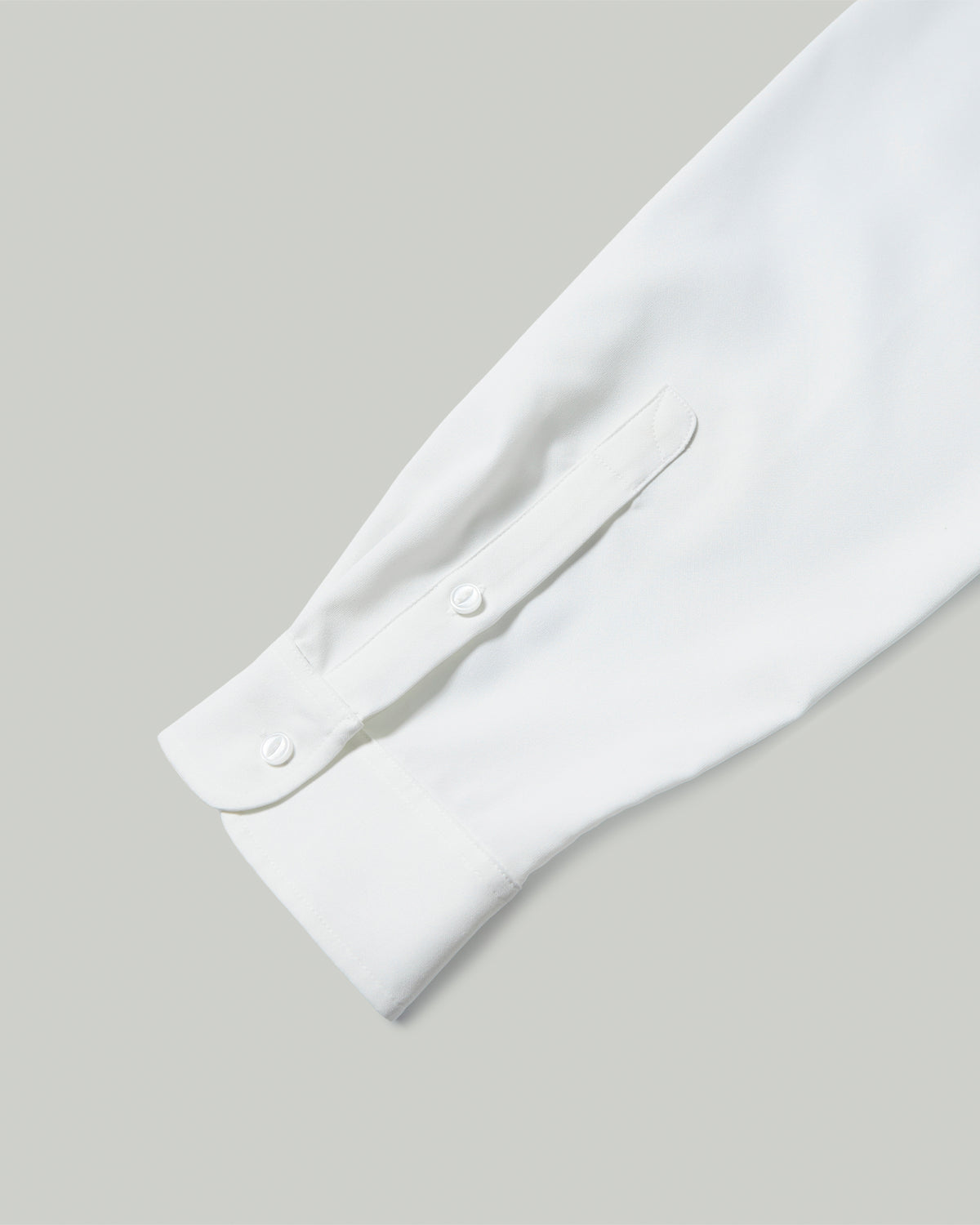 Henry Shirt - Oversized Band Collar Shirt - White