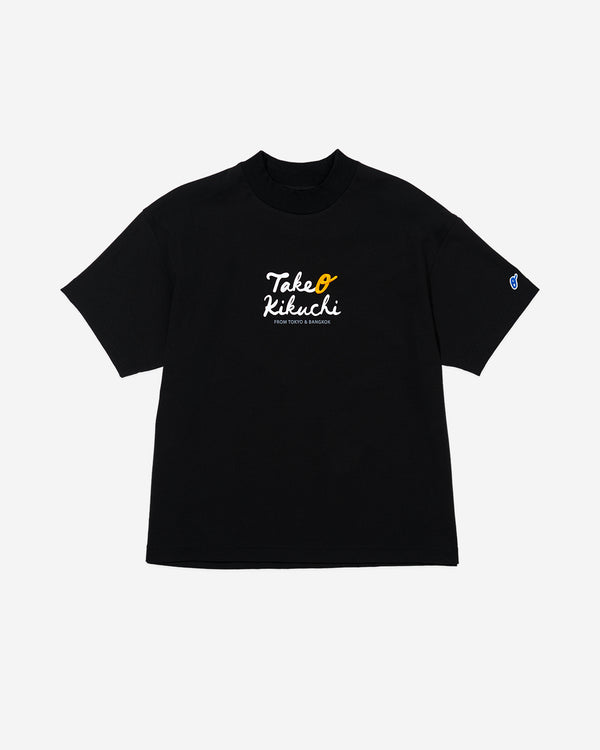 ONION X TAKEO KIKUCHI Oversized Logo Tee - Black