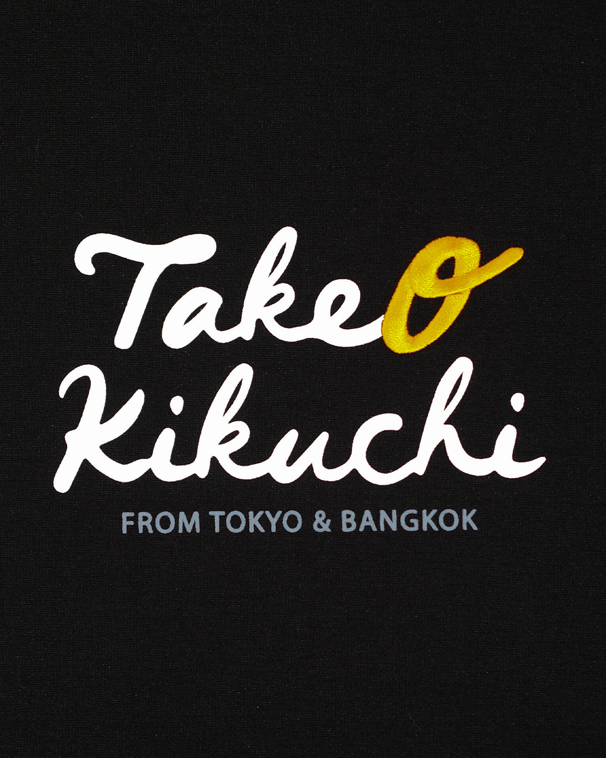 ONION X TAKEO KIKUCHI Oversized Logo Tee - Black