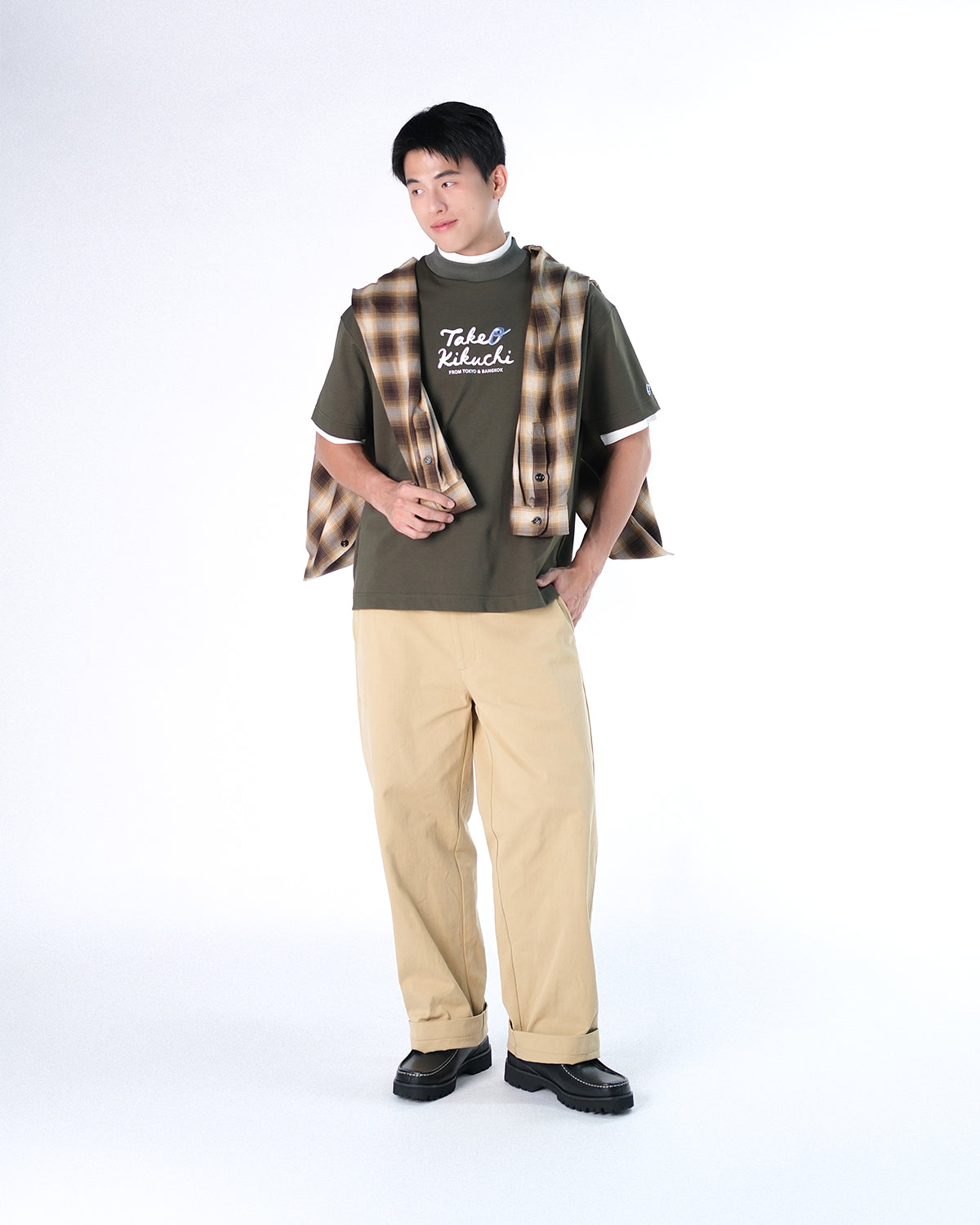 Exclusive Color - Oversized Logo Tee - Green