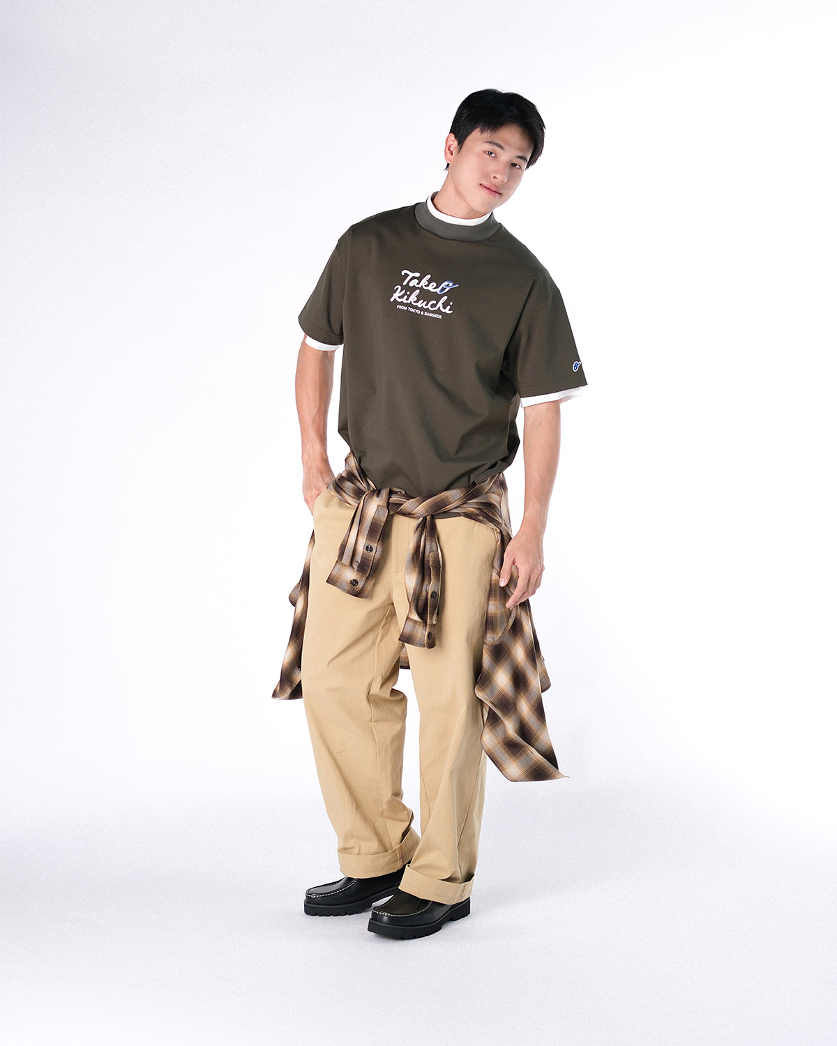 Exclusive Color - Oversized Logo Tee - Green