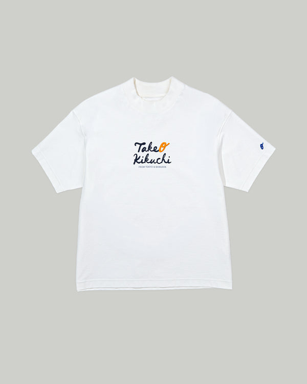 ONION X TAKEO KIKUCHI Oversized Logo Tee - White