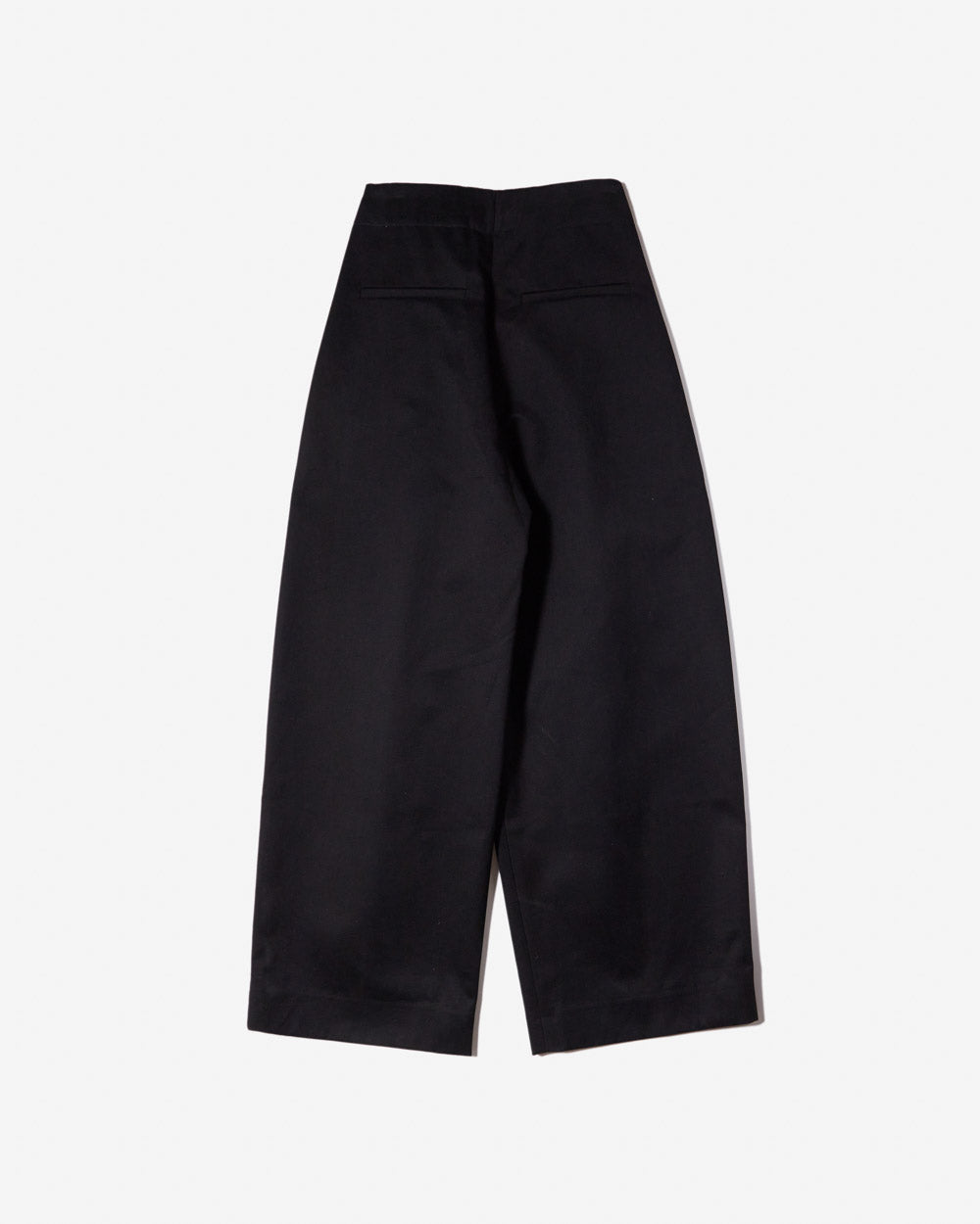 Dordoni - Pants - Deep Pleat Volume Ankle Crop - Black