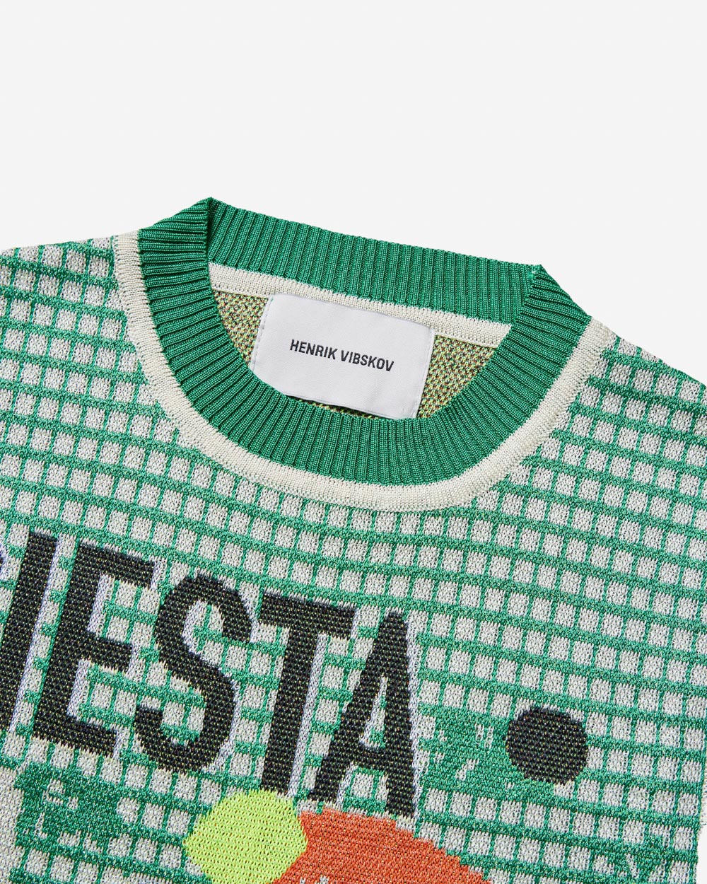 Siesta Knit Vest - Green Siesta Fruit