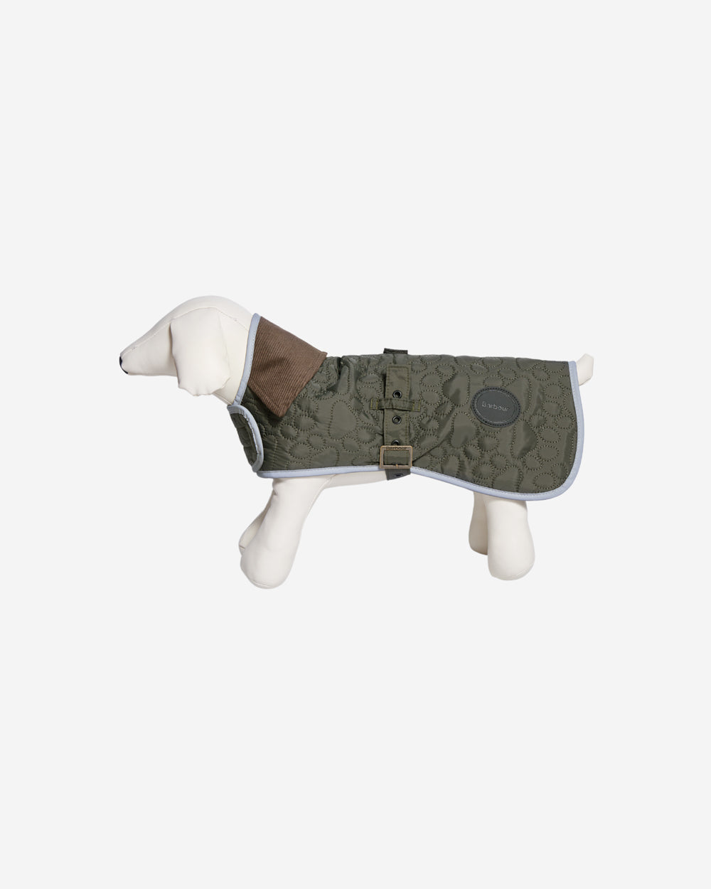 Paw Quilt Dog Coat - Olive