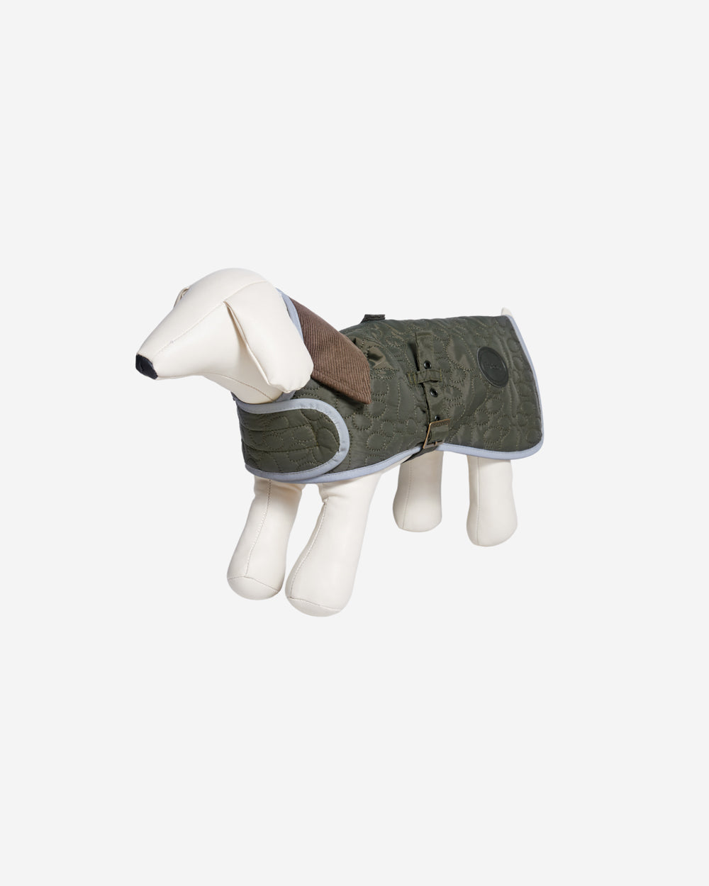 Paw Quilt Dog Coat - Olive