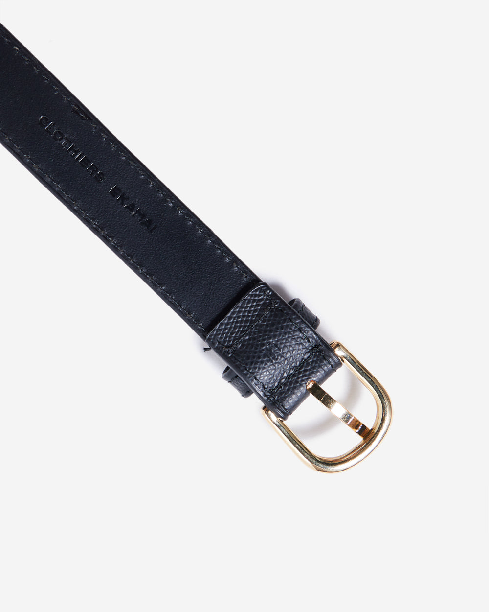 Slim Belt Full Grain - Black