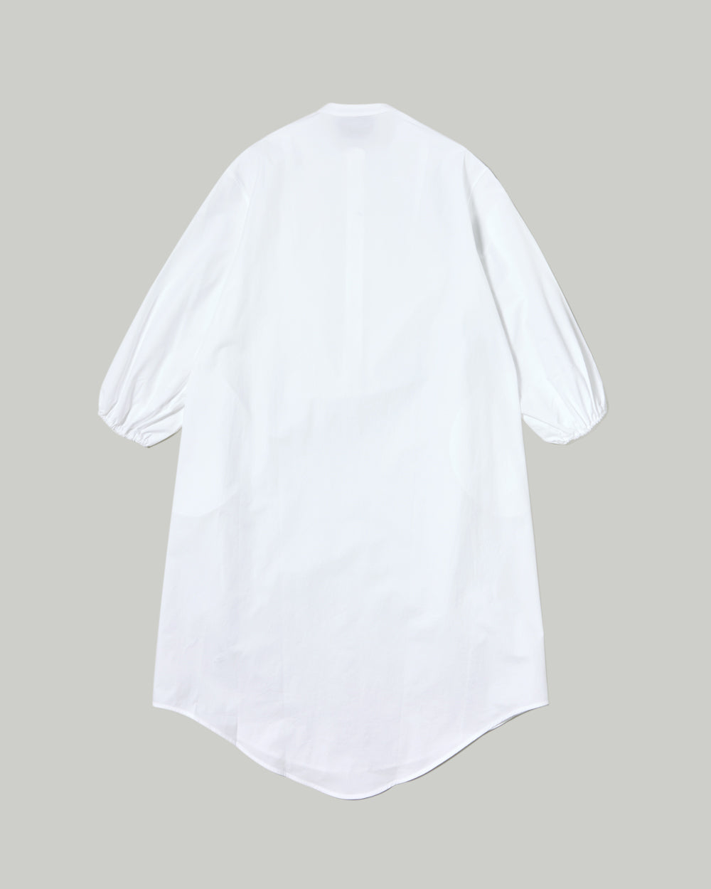 Villeroy Gather Sleeve Shirt Dress - Optic White