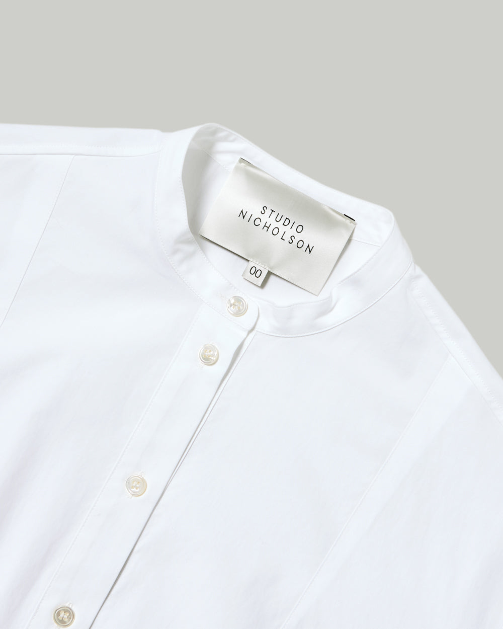 Villeroy Gather Sleeve Shirt Dress - Optic White