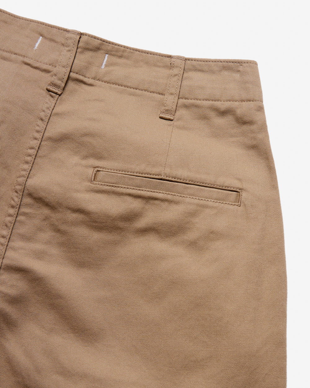 Wide Tuck Pants - Beige