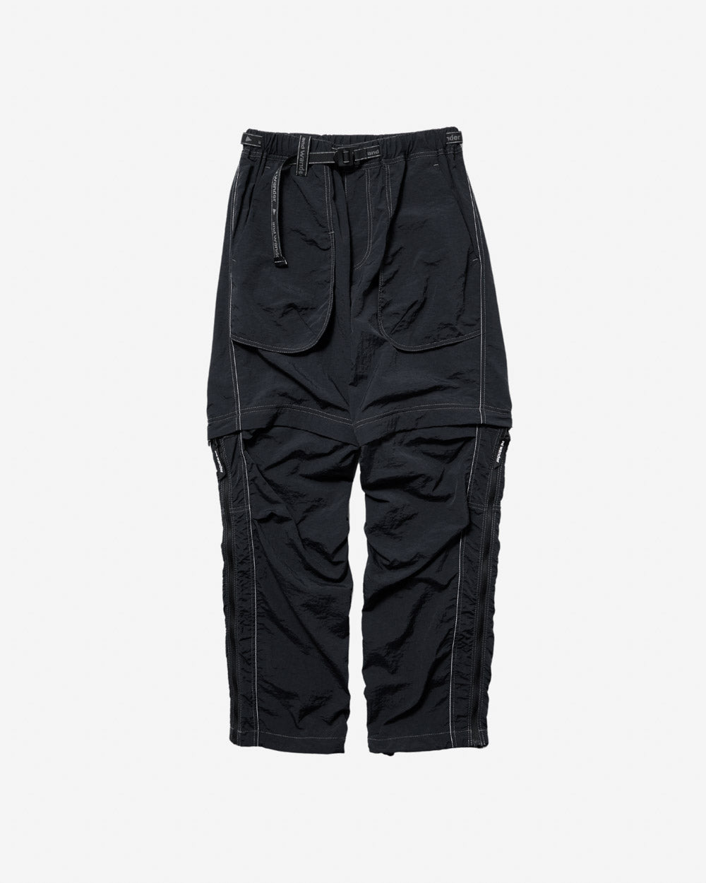 NY Taffeta Hiker 2Way Pants - Black