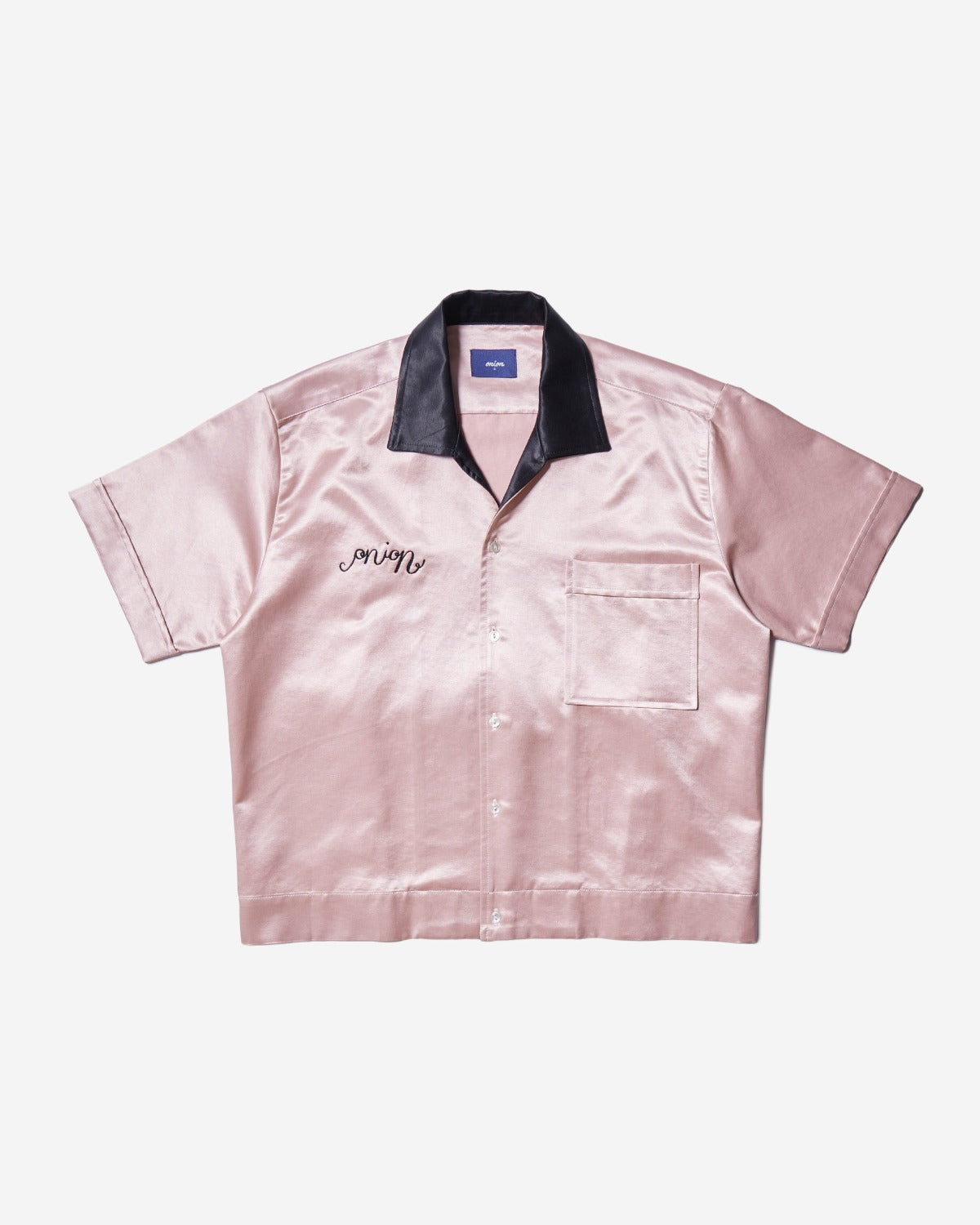 Onion Bowling Shirt - Rosé - Black