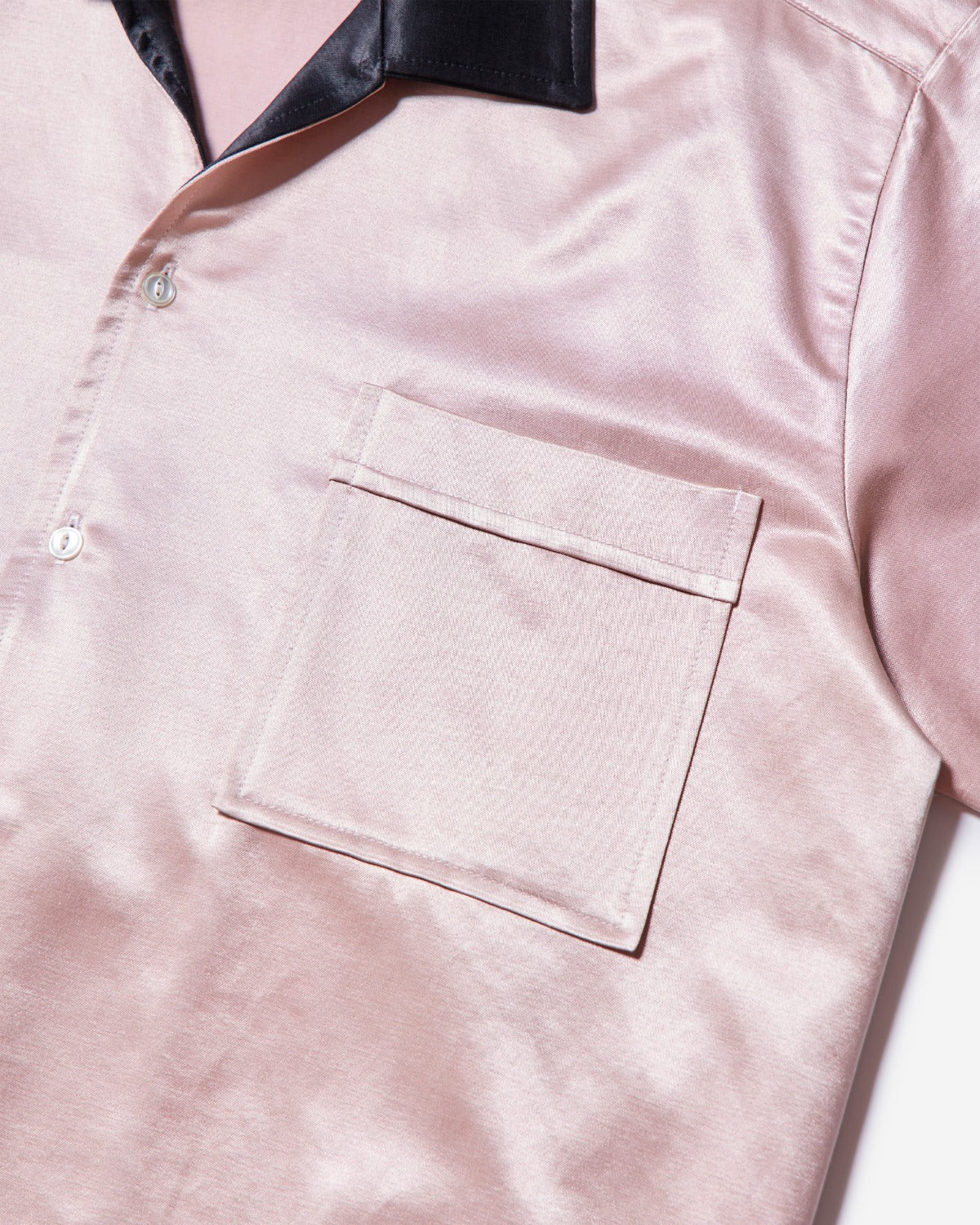 Onion Bowling Shirt - Rosé - Black