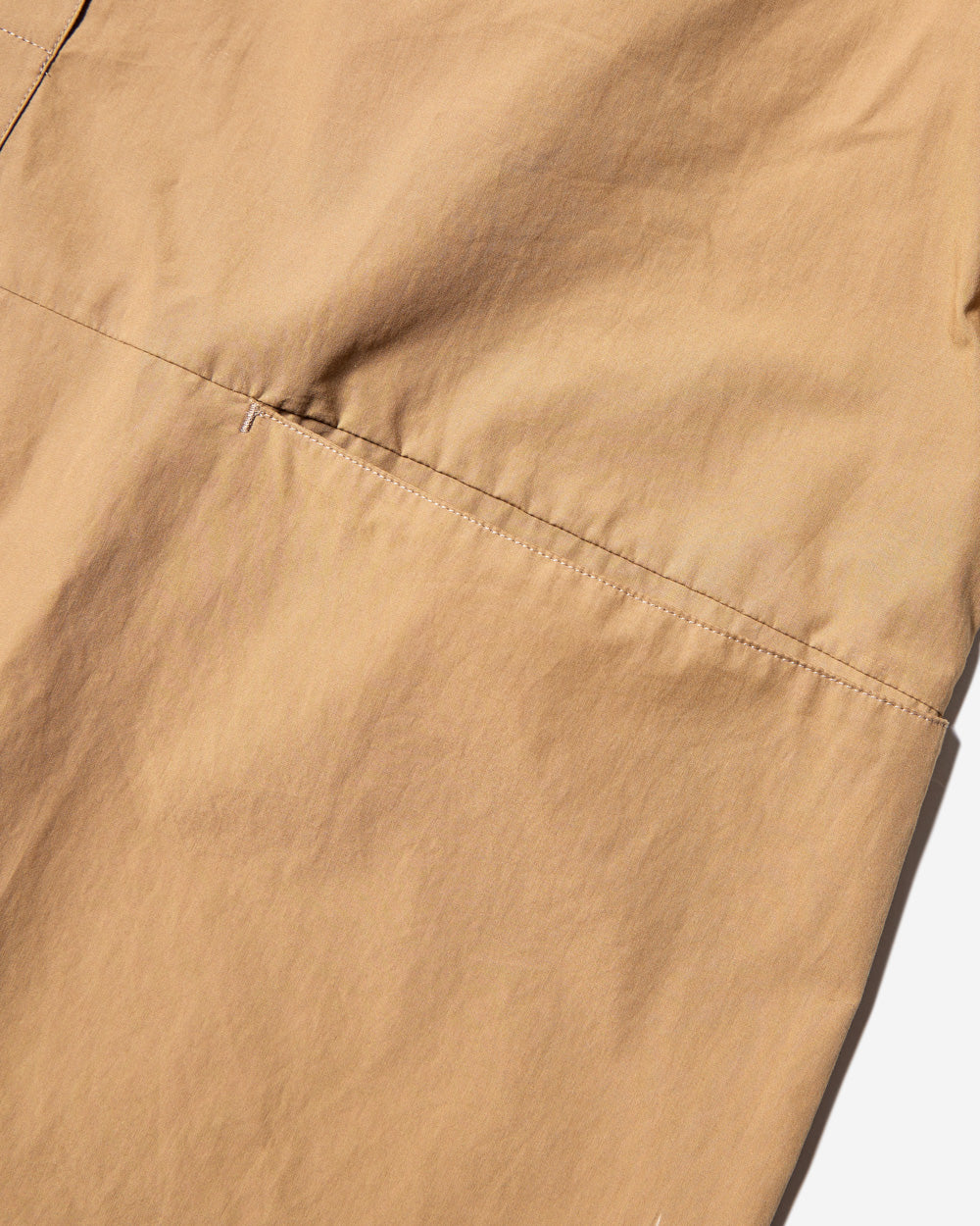 Lang - Powder Cotton Split Front Shirt - Almond